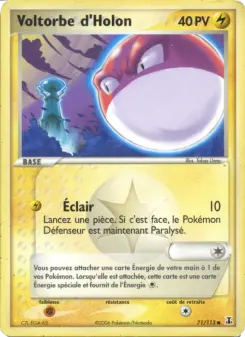 Voltorbe d'Holon — carte 71 de l’extension EX Espèces Delta