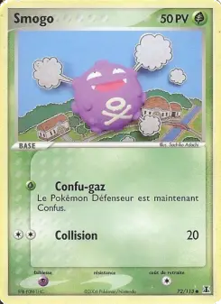 Smogo — carte 72 de l’extension EX Espèces Delta