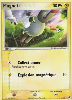 Magneti — carte 74 de l’extension EX Espèces Delta