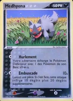 Medhyena — carte 79 de l’extension EX Espèces Delta