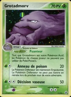 Grotadmorv — carte 11 de l’extension EX Créateurs de légendes