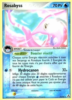 Rosabyss — carte 17 de l’extension EX Créateurs de légendes