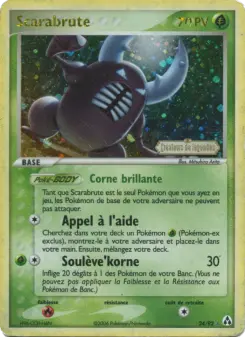 Scarabrute — carte 24 de l’extension EX Créateurs de légendes