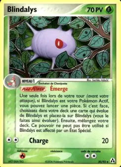 Blindalys — carte 30 de l’extension EX Créateurs de légendes