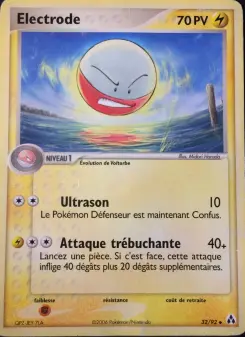 Electrode — carte 32 de l’extension EX Créateurs de légendes