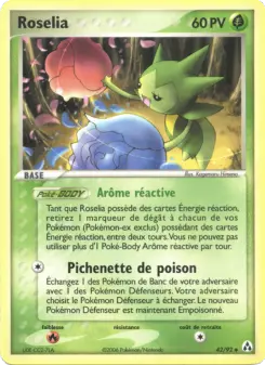 Roselia — carte 42 de l’extension EX Créateurs de légendes