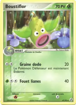 Boustiflor — carte 47 de l’extension EX Créateurs de légendes
