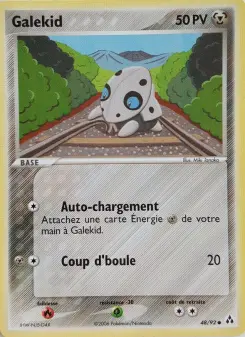 Galekid — carte 48 de l’extension EX Créateurs de légendes