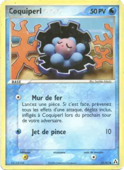 Coquiperl — carte 51 de l’extension EX Créateurs de légendes