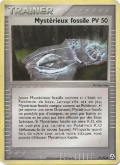 Mystérieux fossile — carte 79 de l’extension EX Créateurs de légendes