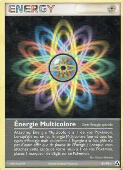 Énergie Multicolore — carte 81 de l’extension EX Créateurs de légendes