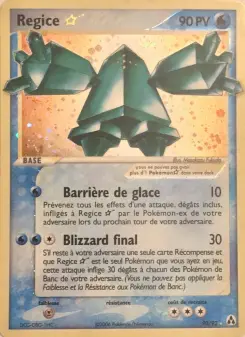 Regice ☆ — carte 90 de l’extension EX Créateurs de légendes