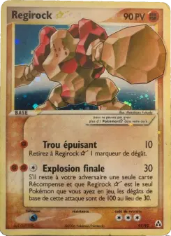 Regirock ☆ — carte 91 de l’extension EX Créateurs de légendes