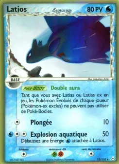 Latios δ — carte 12 de l’extension EX Fantômes Holon