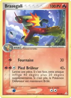 Brasegali — carte 20 de l’extension EX Fantômes Holon