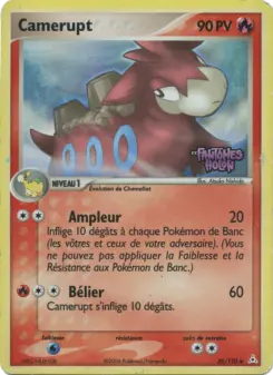 Camerupt — carte 36 de l’extension EX Fantômes Holon