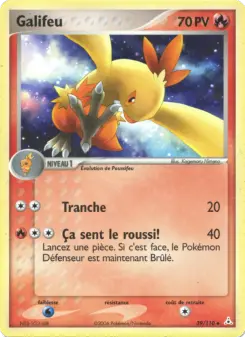 Galifeu — carte 39 de l’extension EX Fantômes Holon