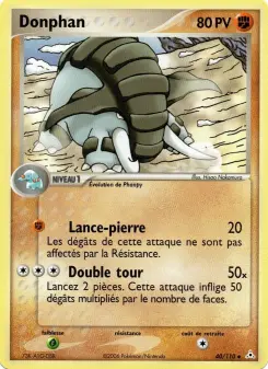 Donphan — carte 40 de l’extension EX Fantômes Holon