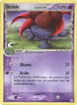 Ortide δ — carte 42 de l’extension EX Fantômes Holon