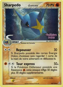 Sharpedo δ — carte 53 de l’extension EX Fantômes Holon