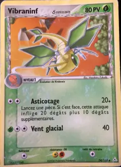Vibraninf δ — carte 54 de l’extension EX Fantômes Holon