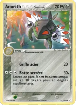 Anorith δ — carte 57 de l’extension EX Fantômes Holon