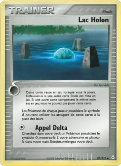 Lac Holon — carte 87 de l’extension EX Fantômes Holon