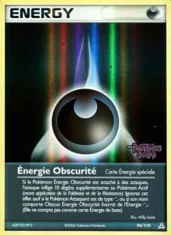 Énergie Obscurité — carte 94 de l’extension EX Fantômes Holon