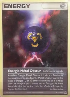 Énergie Métal Obscur — carte 97 de l’extension EX Fantômes Holon