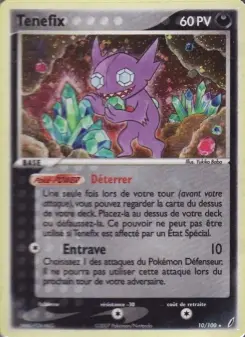 Tenefix — carte 10 de l’extension EX Gardiens de Cristal