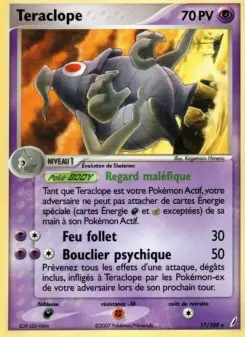 Teraclope — carte 17 de l’extension EX Gardiens de Cristal