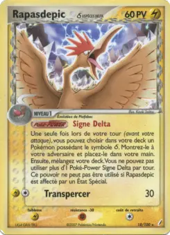 Rapasdepic δ — carte 18 de l’extension EX Gardiens de Cristal