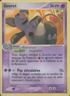 Groret — carte 20 de l’extension EX Gardiens de Cristal
