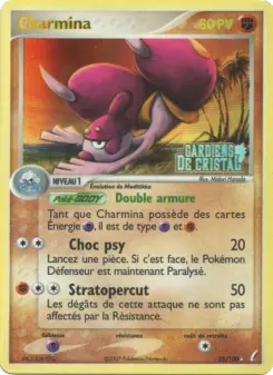 Charmina — carte 25 de l’extension EX Gardiens de Cristal