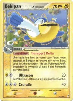 Bekipan δ — carte 26 de l’extension EX Gardiens de Cristal