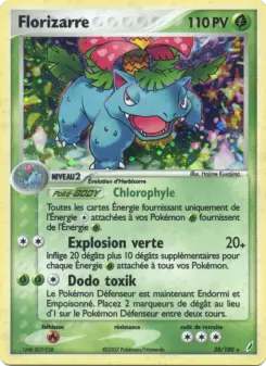 Florizarre — carte 28 de l’extension EX Gardiens de Cristal