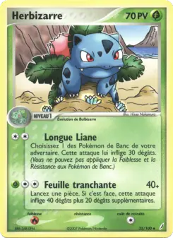 Herbizarre — carte 35 de l’extension EX Gardiens de Cristal