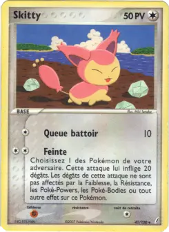 Skitty — carte 41 de l’extension EX Gardiens de Cristal