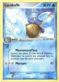 Carabaffe — carte 43 de l’extension EX Gardiens de Cristal