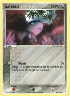 Galekid — carte 44 de l’extension EX Gardiens de Cristal