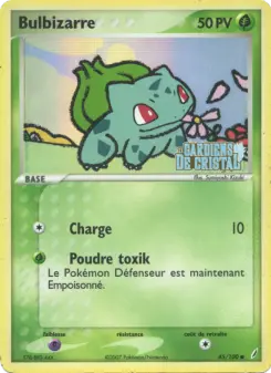 Bulbizarre — carte 45 de l’extension EX Gardiens de Cristal