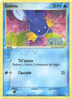 Gobou — carte 58 de l’extension EX Gardiens de Cristal