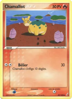 Chamallot — carte 59 de l’extension EX Gardiens de Cristal