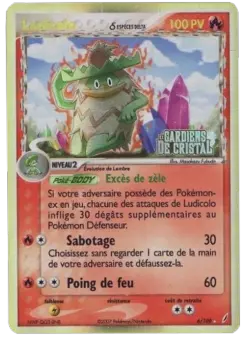 Ludicolo δ — carte 6 de l’extension EX Gardiens de Cristal