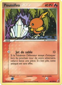 Poussifeu — carte 66 de l’extension EX Gardiens de Cristal