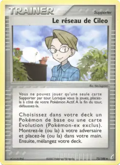 Le réseau de Cileo — carte 73 de l’extension EX Gardiens de Cristal