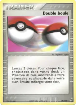 Double boule — carte 78 de l’extension EX Gardiens de Cristal
