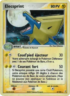 Elecsprint — carte 8 de l’extension EX Gardiens de Cristal