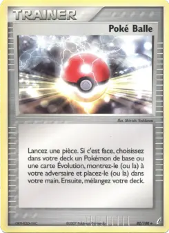 Poké Balle — carte 82 de l’extension EX Gardiens de Cristal