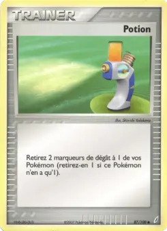 Potion — carte 87 de l’extension EX Gardiens de Cristal